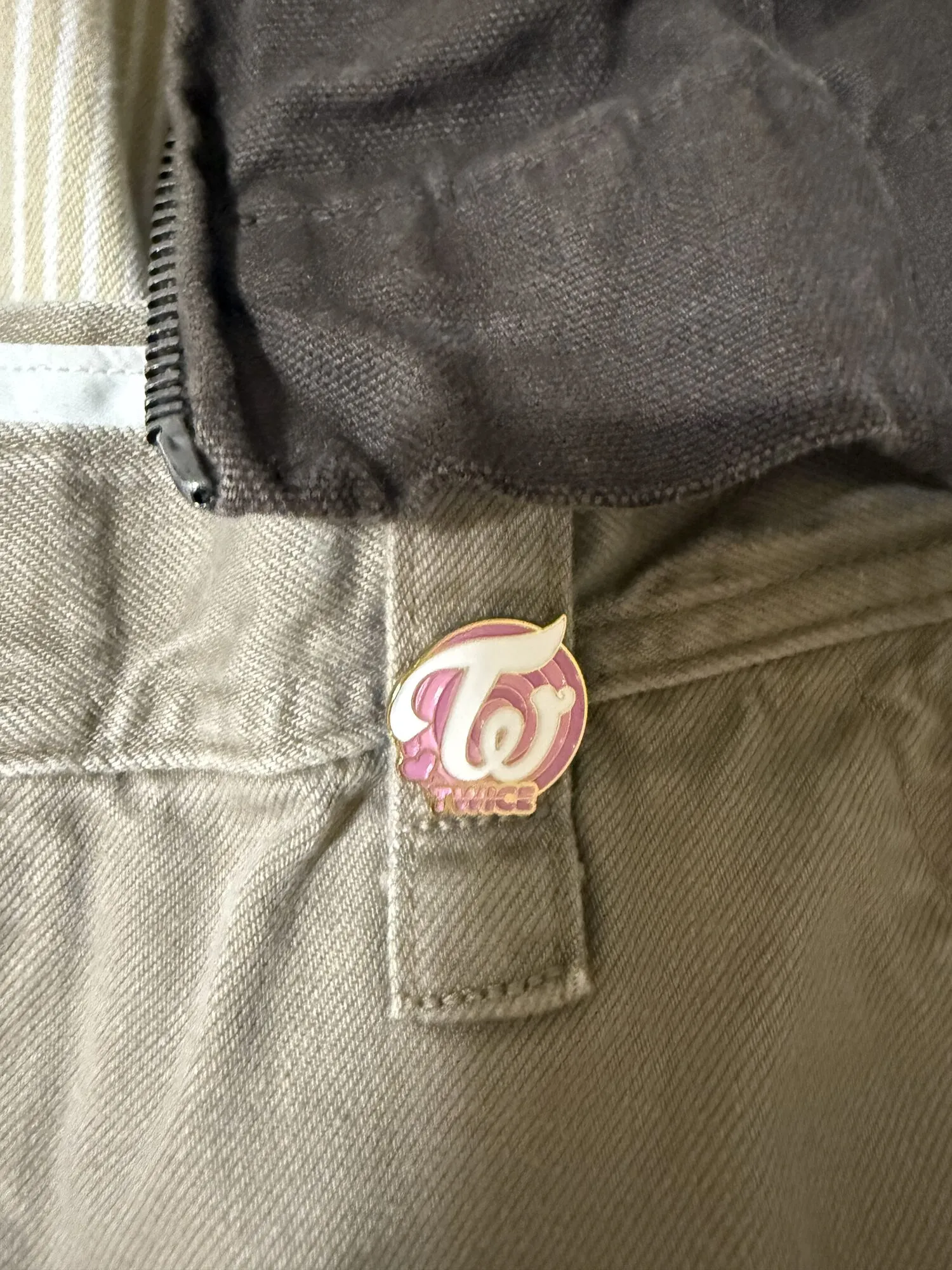 Uniqlo Chinos, Ford Shirt, and Pacsun Denim Jacket, view 2