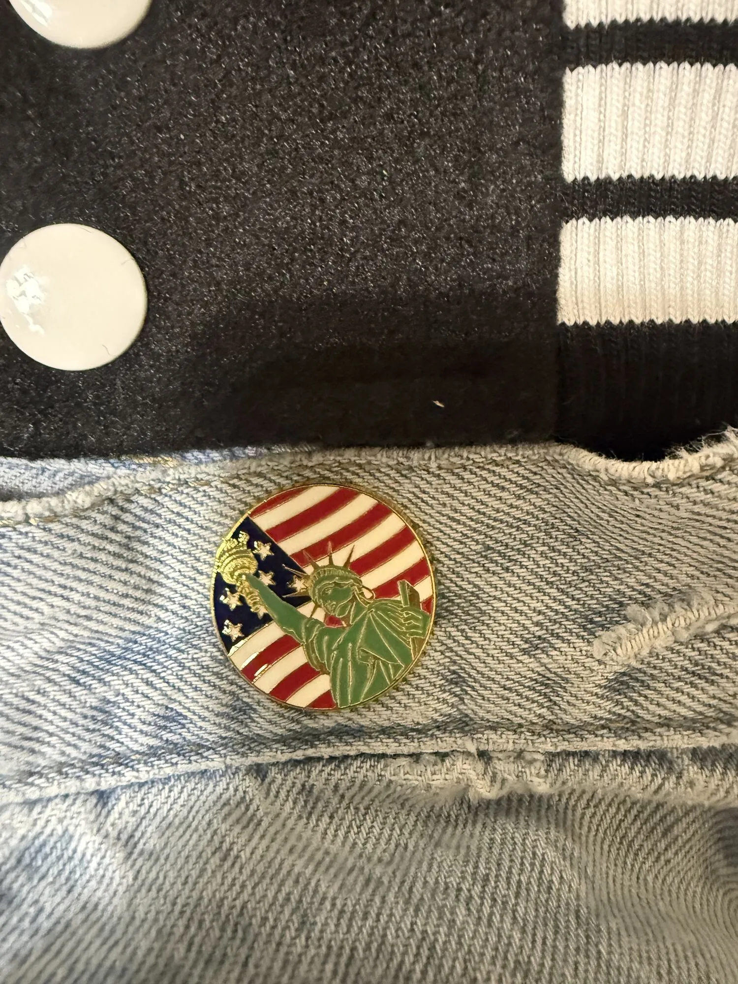 Pacsun LA Jeans, Budweiser Jersey, Varsity Jacket, view 2