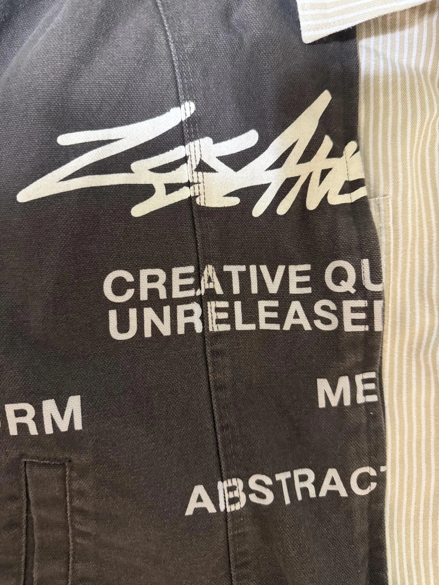 Uniqlo Chinos, Ford Shirt, and Pacsun Denim Jacket, view 5